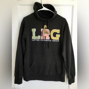 L.R.G. Lifted Research Group street wear Black Hoodie Women’s size Medium